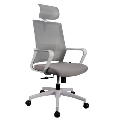 Riva Chair Mint P1029HGE серый, сетка/ткань, серый пластик