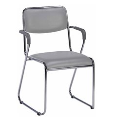 Стул офисный Riva Chair Nix Plus OMKL-03 Серый фото 1