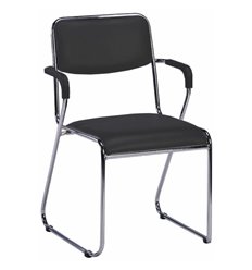 Стул офисный Riva Chair Nix Plus OMKL-03 Черный фото 1