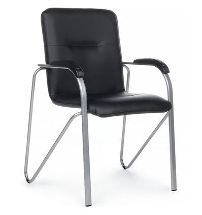 Riva Chair Самба SMB-03 Черный, с пластиковыми подлокотниками