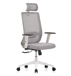 Офисное кресло Riva Chair Lid 853A-1-DP3D Серый, спинка сетка фото 1