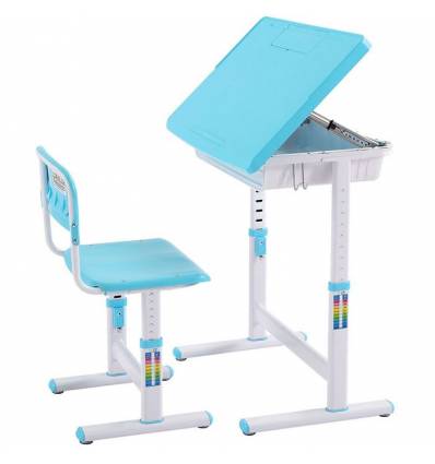 Комплект парта+стул Libao LB-C05/D08/BLUE детский, цвет синий