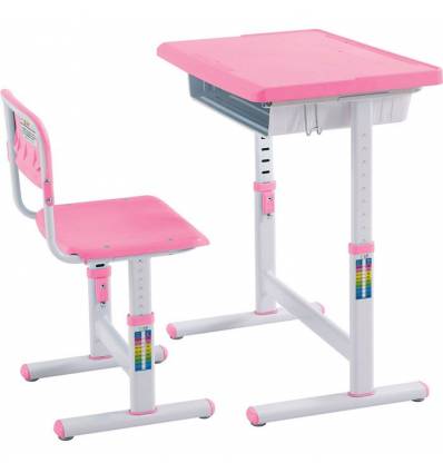 Комплект парта+стул Libao LB-C05/D08/PINK детский, цвет розовый