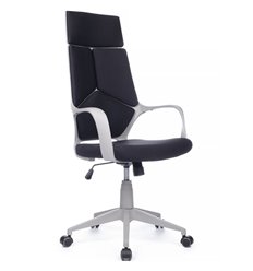 Riva Chair Iq Rv 8989 черное, серый пластик, ткань