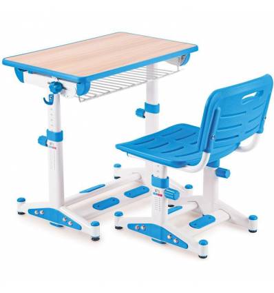 Комплект парта+стул Libao LK-09/BLUE детский, цвет синий