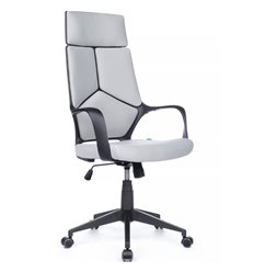 Riva Chair Iq Rv 8989 светло-серое, черный пластик, ткань