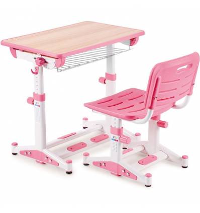 Комплект парта+стул Libao LK-09/PINK детский, цвет розовый