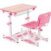Комплект парта+стул Libao LK-09/PINK детский, цвет розовый фото 1