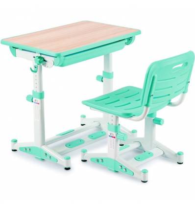 Комплект парта+стул Libao LK-11/GREEN детский, цвет зеленый
