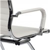 Riva Chair Hugo 6002-3E белое, хром, экокожа фото 10