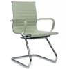 Riva Chair Hugo 6002-3E зеленое, хром, экокожа фото 1