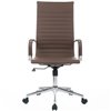 Riva Chair Hugo 6002-1SE коричневое, хром, экокожа фото 2