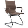 Riva Chair Hugo 6002-3E коричневое, хром, экокожа фото 1