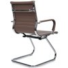 Riva Chair Hugo 6002-3E коричневое, хром, экокожа фото 4