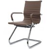 Riva Chair Hugo 6002-3E коричневое, хром, экокожа фото 8