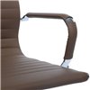 Riva Chair Hugo 6002-3E коричневое, хром, экокожа фото 9