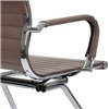 Riva Chair Hugo 6002-3E коричневое, хром, экокожа фото 10