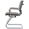 Riva Chair Hugo 6003-3E серое, хром, экокожа фото 7