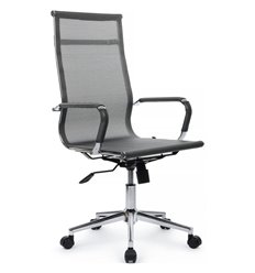 Riva Chair Hugo 6001-1SЕ Серебристо-серый, хром, сетка