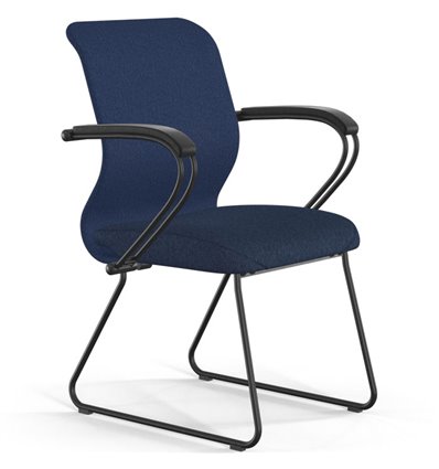 ErgoLife Sit 8 M4-4 (F57) - Bahama синий, основание черное, с подлокотниками