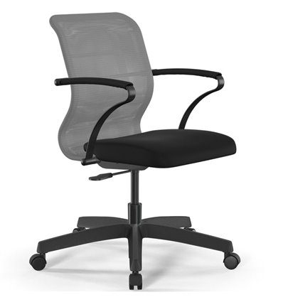 ErgoLife Sit 8 M4-8 (B02) - X2+UMF(X1) серый/черный, пластик, с подлокотниками