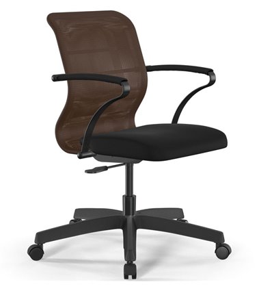 ErgoLife Sit 8 M4-8 (B02) - X2+UMF(X1) темно-коричневый/черный, пластик, с подлокотниками