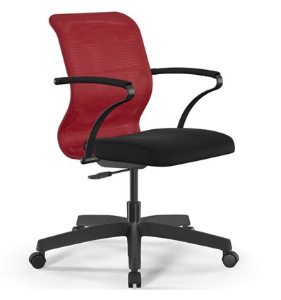 ErgoLife Sit 8 M4-8 (B02) - X2+UMF(X1) красный/черный, пластик, с подлокотниками