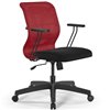 ErgoLife Sit 8 M4-8 (B02) - X2+UMF(X1) красный/черный, пластик, с подлокотниками фото 7
