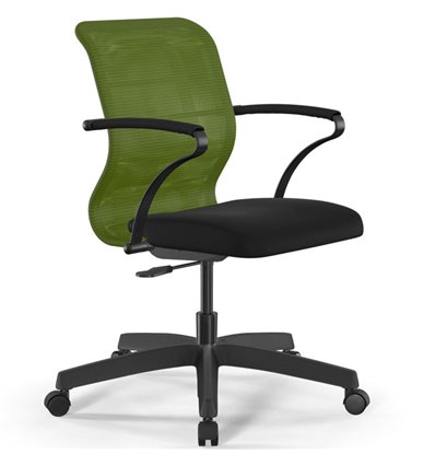 ErgoLife Sit 8 M4-8 (B02) - X2+UMF(X1) зеленый/черный, пластик, с подлокотниками