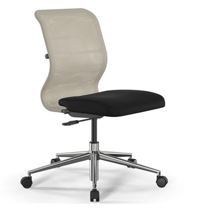 ErgoLife Sit 8 M4-8 (B23) - X2+UMF(X1) светло-бежевый/черный, хром, без подлокотников