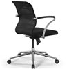 ErgoLife Sit 8 M4-8 (B23) - X2+UMF(X1) черный, хром, с подлокотниками фото 4