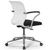 ErgoLife Sit 8 M4-8 (B23) - X2+UMF(X1) белый/черный, хром, с подлокотниками фото 2
