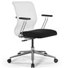 ErgoLife Sit 8 M4-8 (B23) - X2+UMF(X1) белый/черный, хром, с подлокотниками фото 5
