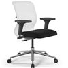ErgoLife Sit 8 M4-8 (B23) - X2+UMF(X1) белый/черный, хром, с подлокотниками фото 9