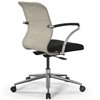 ErgoLife Sit 8 M4-8 (B23) - X2+UMF(X1) светло-бежевый/черный, хром, с подлокотниками фото 2
