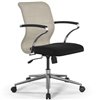 ErgoLife Sit 8 M4-8 (B23) - X2+UMF(X1) светло-бежевый/черный, хром, с подлокотниками фото 3