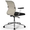 ErgoLife Sit 8 M4-8 (B23) - X2+UMF(X1) светло-бежевый/черный, хром, с подлокотниками фото 6
