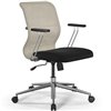 ErgoLife Sit 8 M4-8 (B23) - X2+UMF(X1) светло-бежевый/черный, хром, с подлокотниками фото 7