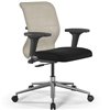 ErgoLife Sit 8 M4-8 (B23) - X2+UMF(X1) светло-бежевый/черный, хром, с подлокотниками фото 9