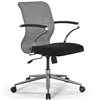ErgoLife Sit 8 M4-8 (B23) - X2+UMF(X1) серый/черный, хром, с подлокотниками фото 3
