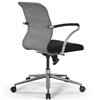 ErgoLife Sit 8 M4-8 (B23) - X2+UMF(X1) серый/черный, хром, с подлокотниками фото 4