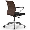 ErgoLife Sit 8 M4-8 (B23) - X2+UMF(X1) темно-коричневый/черный, хром, с подлокотниками фото 2