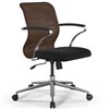 ErgoLife Sit 8 M4-8 (B23) - X2+UMF(X1) темно-коричневый/черный, хром, с подлокотниками фото 3
