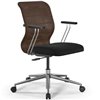 ErgoLife Sit 8 M4-8 (B23) - X2+UMF(X1) темно-коричневый/черный, хром, с подлокотниками фото 5