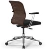 ErgoLife Sit 8 M4-8 (B23) - X2+UMF(X1) темно-коричневый/черный, хром, с подлокотниками фото 6