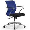 ErgoLife Sit 8 M4-8 (B23) - X2+UMF(X1) синий/черный, хром, с подлокотниками фото 3