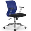 ErgoLife Sit 8 M4-8 (B23) - X2+UMF(X1) синий/черный, хром, с подлокотниками фото 7