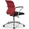 ErgoLife Sit 8 M4-8 (B23) - X2+UMF(X1) красный/черный, хром, с подлокотниками фото 2