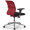 ErgoLife Sit 8 M4-8 (B23) - X2+UMF(X1) красный/черный, хром, с подлокотниками фото 10