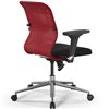 ErgoLife Sit 8 M4-8 (B23) - X2+UMF(X1) красный/черный, хром, с подлокотниками фото 12
